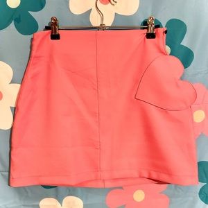 Pink heart skirt